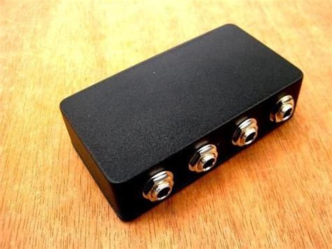 custom pedalboard junction box|patchbay for pedal board.